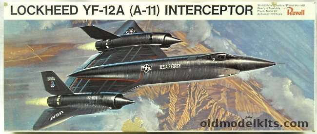 Revell 1/72 Lockheed YF-12A (A-11) Interceptor, H206-200 plastic model kit